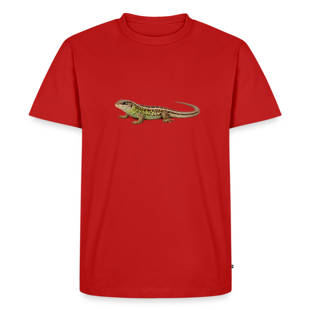 Premium T-Shirt "Eidechse" - Rot