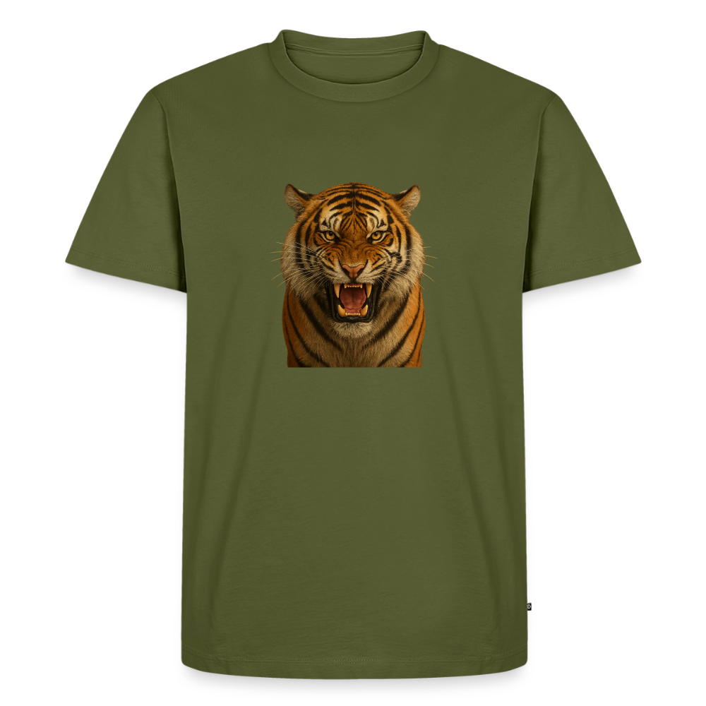 Premium T-Shirt "Tiger" - Khaki