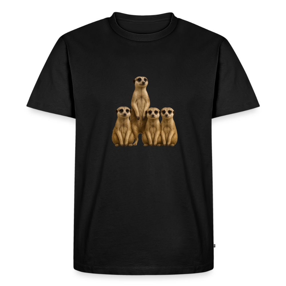Premium T-Shirt "Erdmanns" - Schwarz