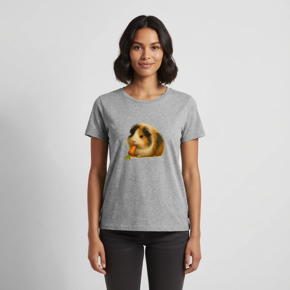 Premium T-Shirt "Meerscheinchen II" - Grau meliert