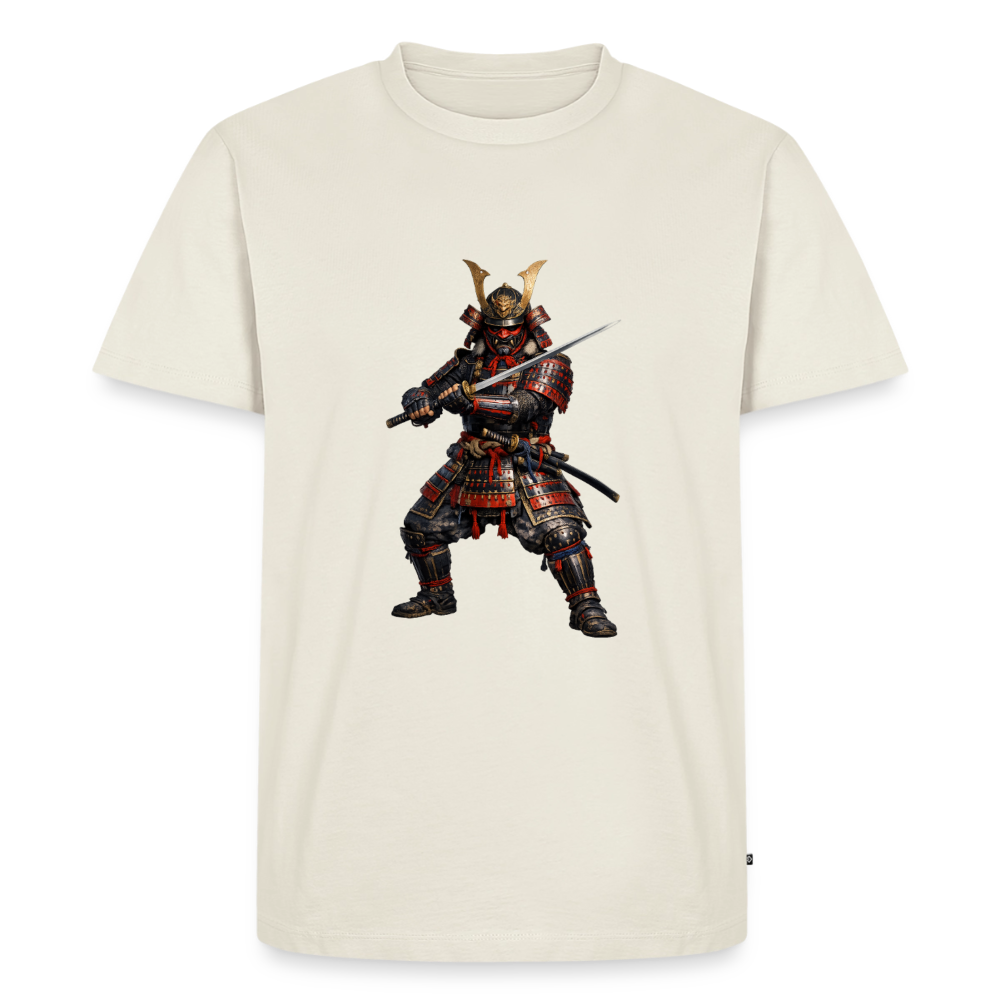 Premium T-Shirt "Samurai" - Naturweiß
