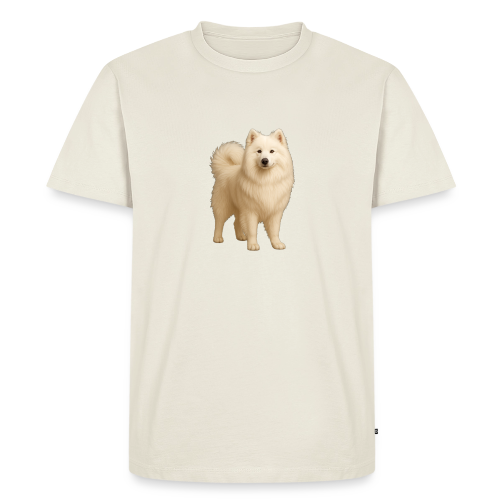 Premium T-Shirt "Hund" - Naturweiß