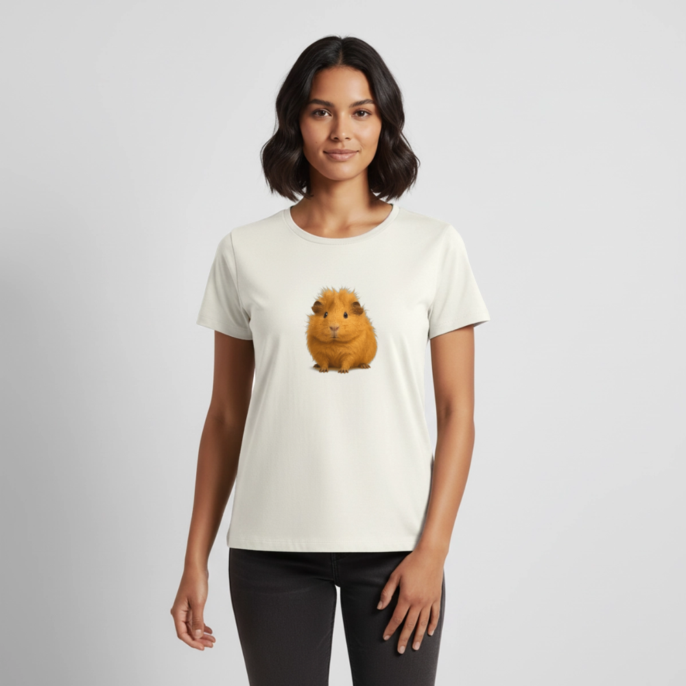 Premium T-Shirt "Meerschweinchen III" - Naturweiß