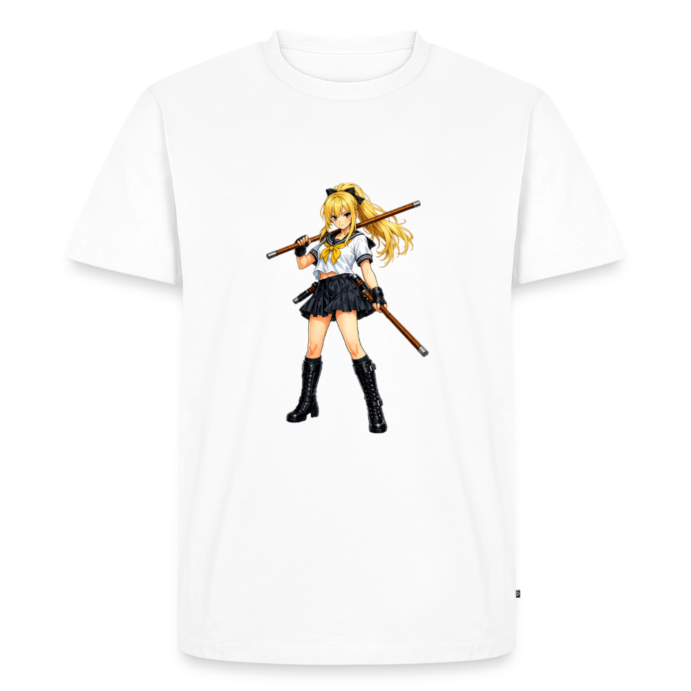 Premium T-Shirt "Blondie" - Weiß