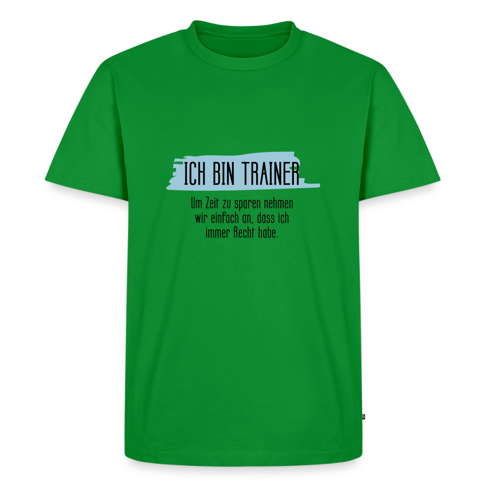 Premium T-Shirt "Trainer" - Grün