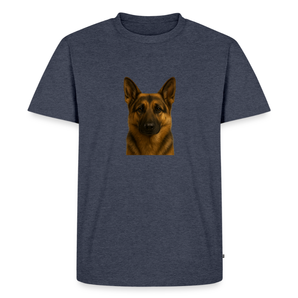 Premium T-Shirt "Schäferhund" - Jeansblau 