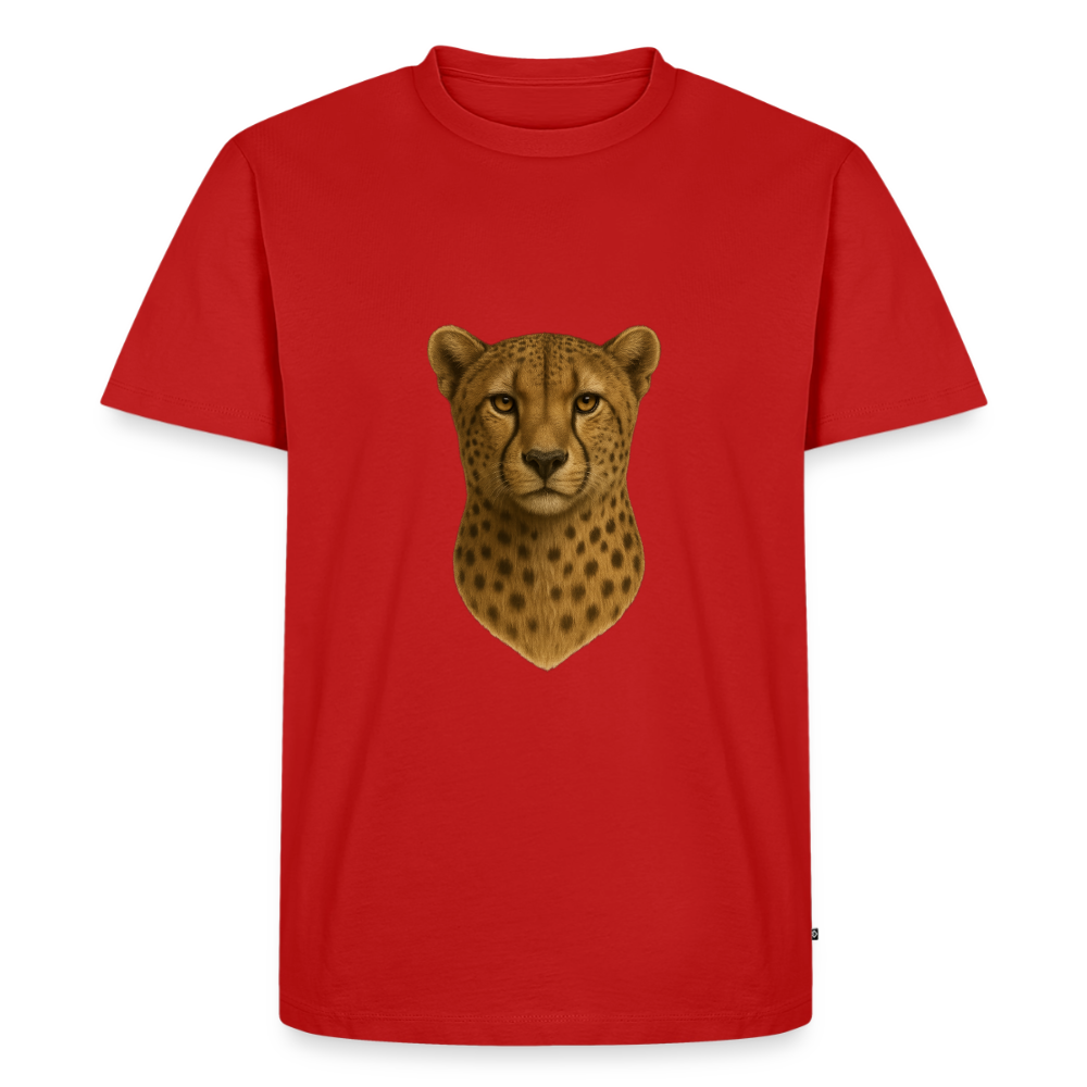 Premium T-Shirt "Gepard" - Rot