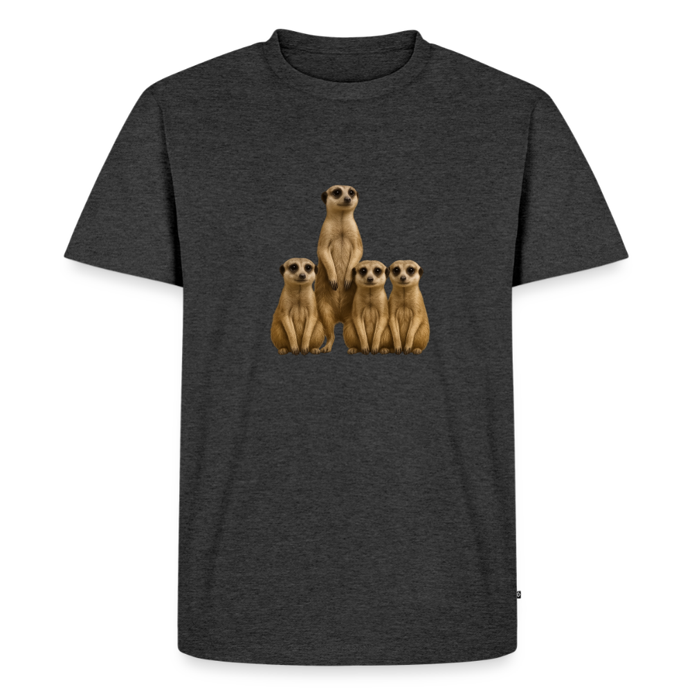Premium T-Shirt "Erdmanns" - Anthrazit meliert