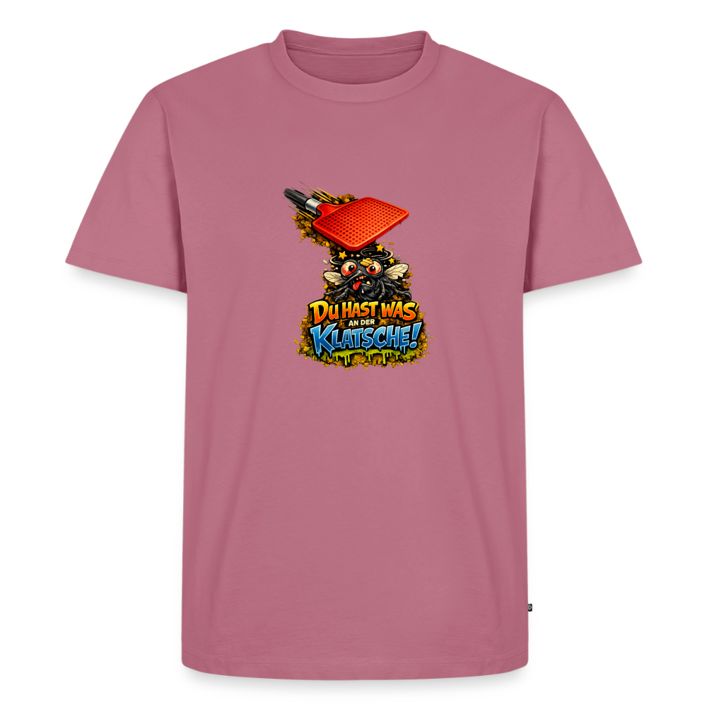 Premium T-Shirt "Klatsche" - Mauve