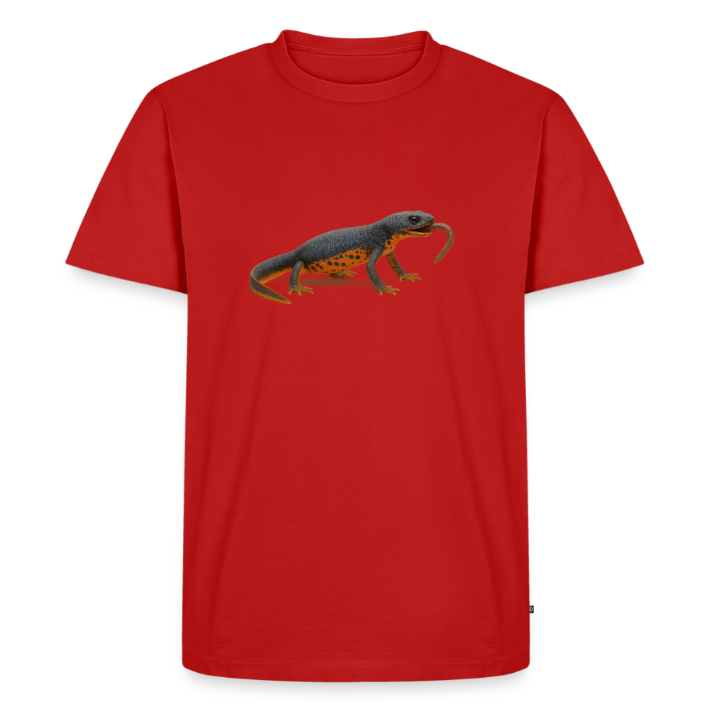 Premium T-Shirt "Feuerbauchmolch" - Rot