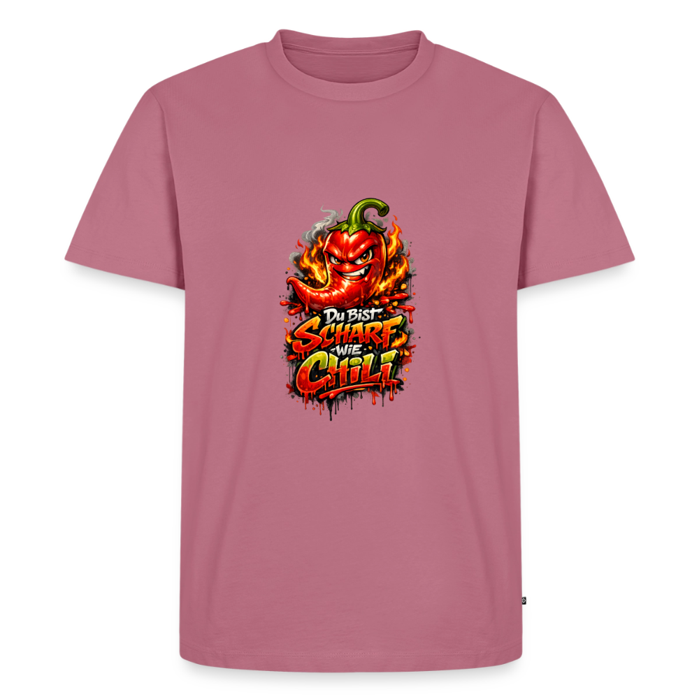 Männer Premium T-Shirt "Scharf wie Chili" - Mauve
