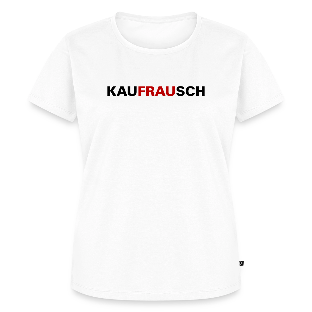 Premium T-Shirt "Kaufrausch" - Weiß