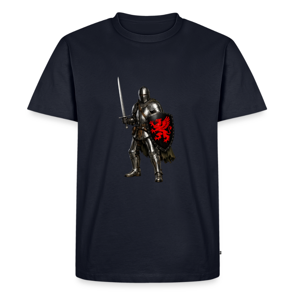 Premium T-Shirt "Ritter roter Greif" - Navy