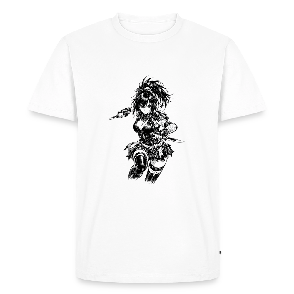 Premium T-Shirt "Manga SW" - Weiß