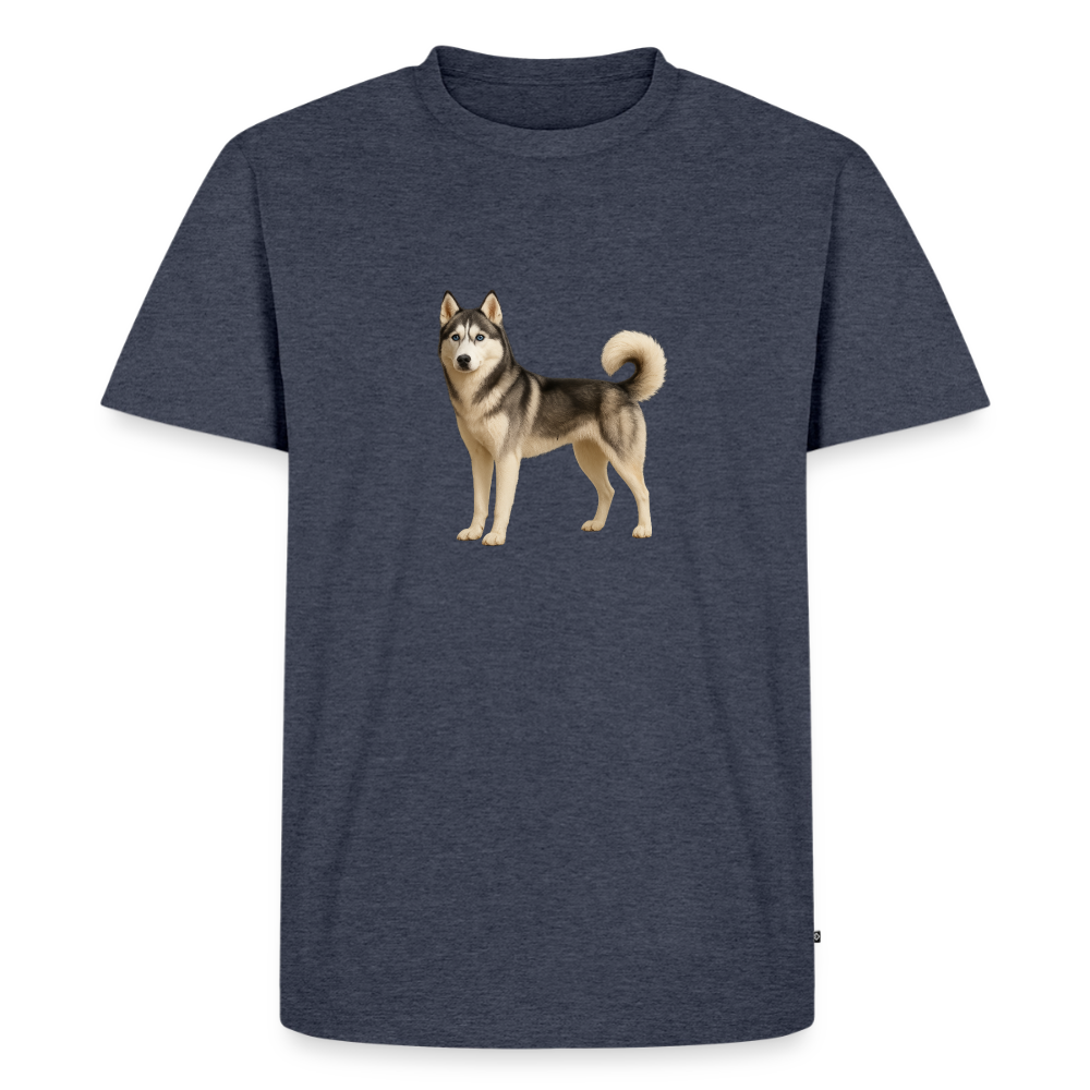 Premium T-Shirt "Husky" - Jeansblau 