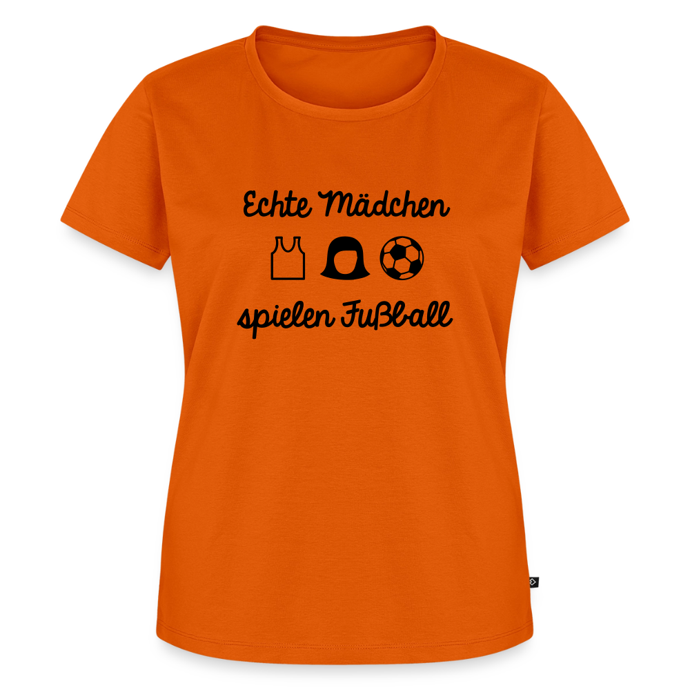 Premium T-Shirt "Echte Frauen" - Orange 