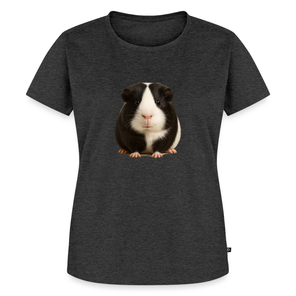 Premium T-Shirt "Meerschweinchen IV - Anthrazit meliert