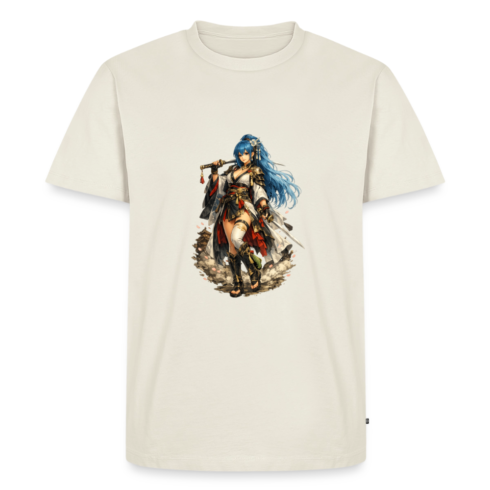 Premium T-Shirt "Anime Woman" - Naturweiß