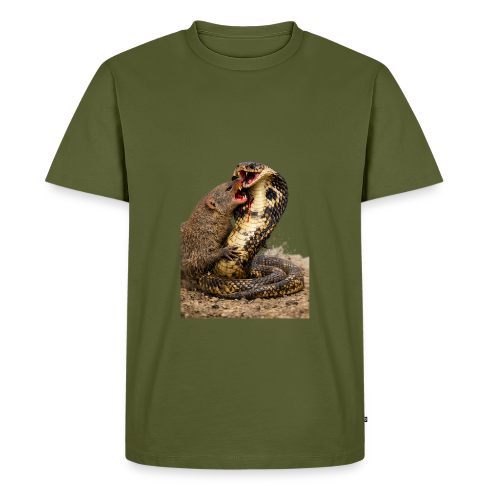 Premium T-Shirt "Mungo vs Cobra" - Khaki
