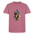 Premium T-Shirt "Anime Woman" - Mauve