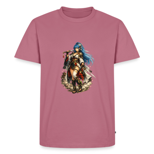 Premium T-Shirt "Anime Woman" - Mauve