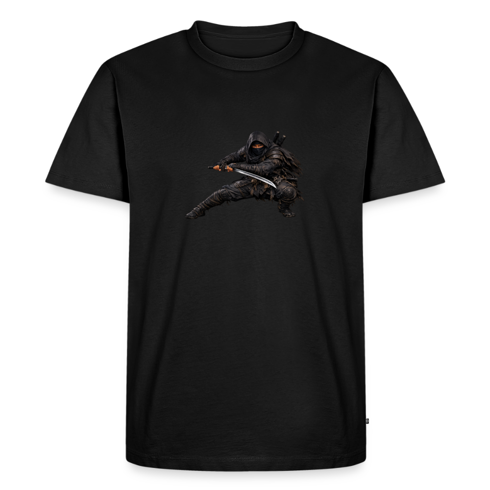 Premium T-Shirt "Ninja II" - Schwarz