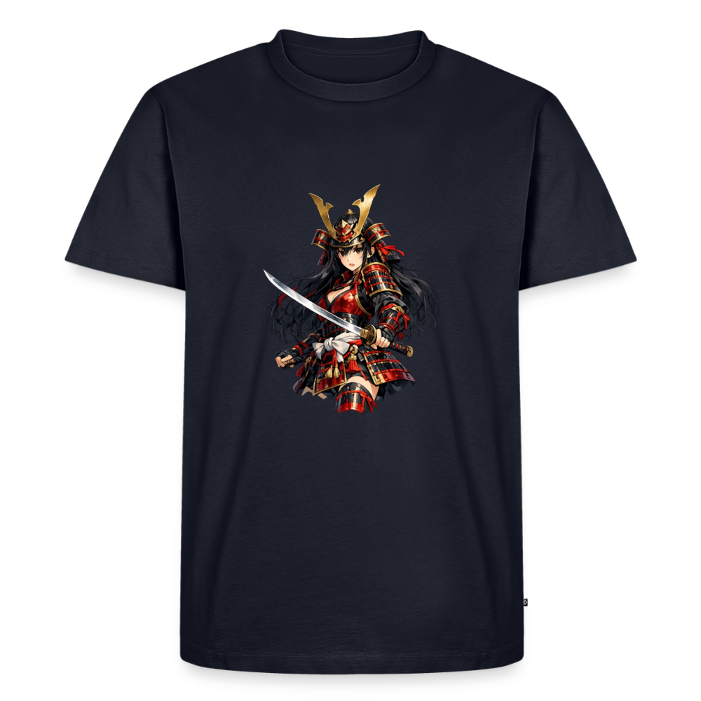 Premium T-Shirt "Samuraj Sword" - Navy