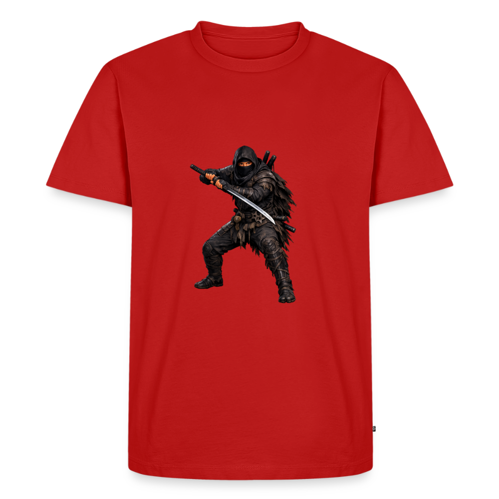 Premium T-Shirt "Ninja 1" - Rot