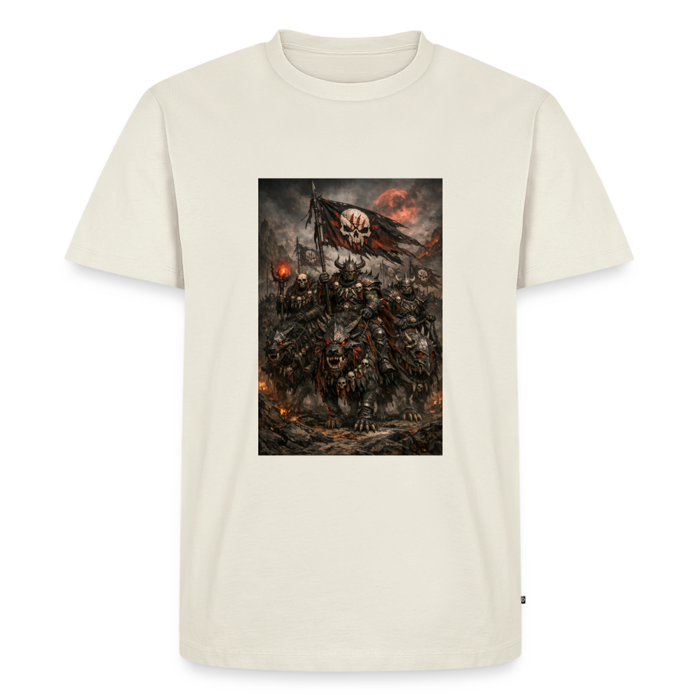 Premium T-Shirt "Horde" - Naturweiß