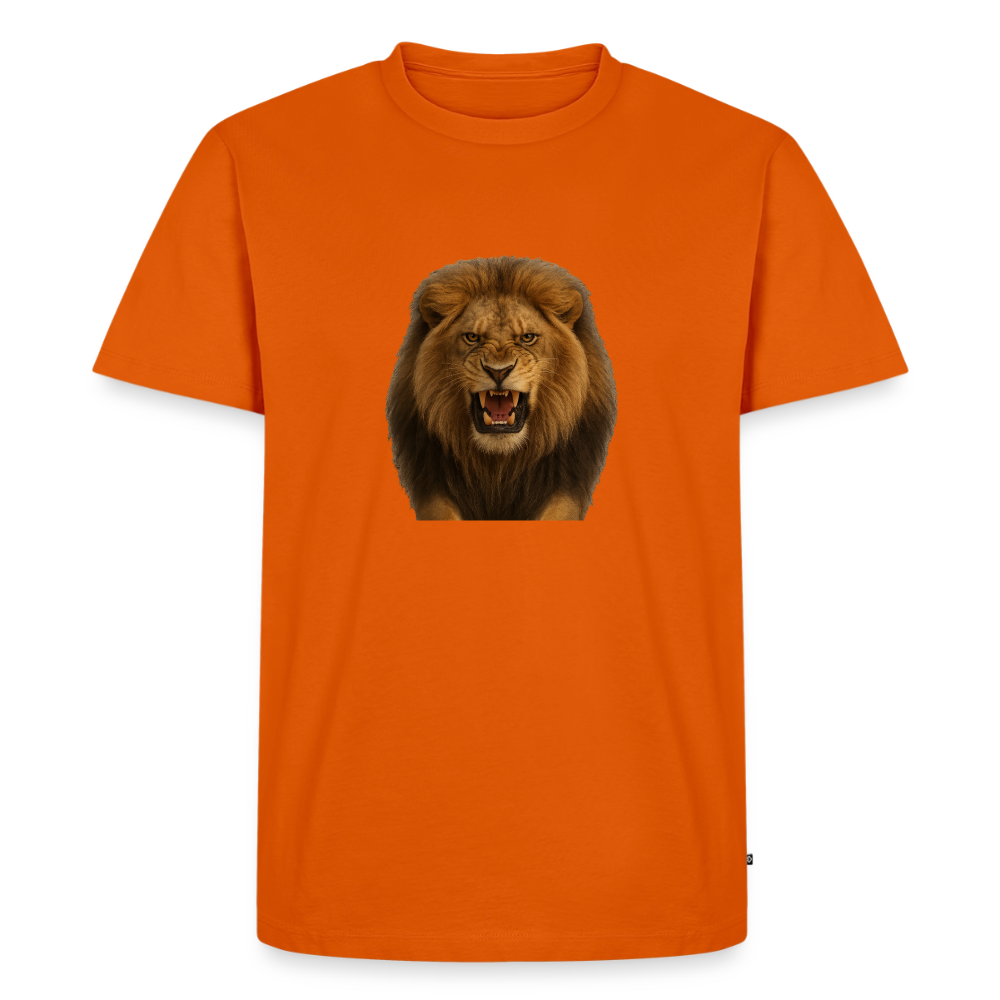 Premium T-Shirt "Löwe" - Orange 