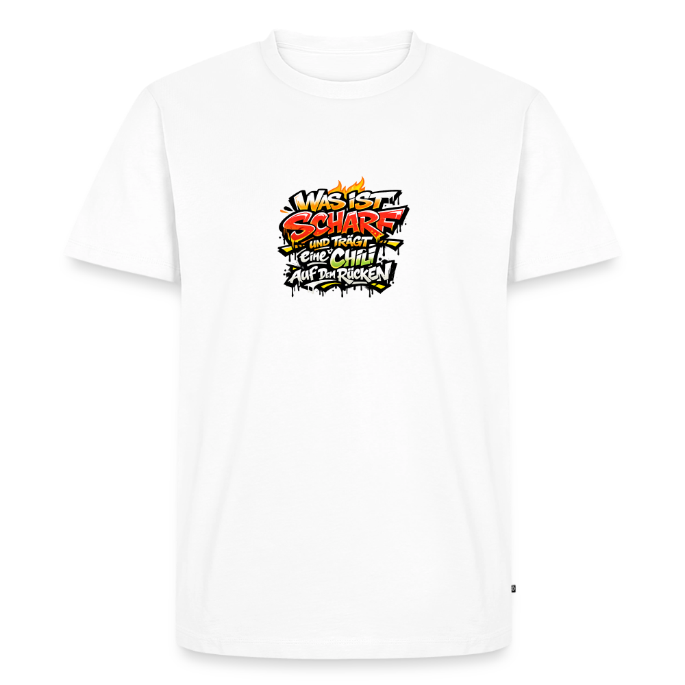 Premium T-Shirt "Chili" - Weiß
