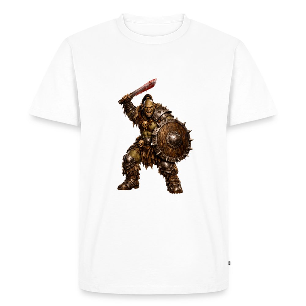 Premium T-Shirt "Orc" - Weiß