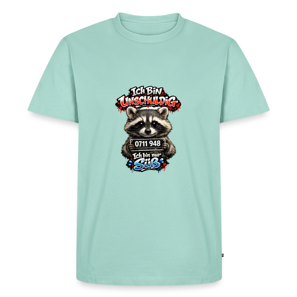Premium T-Shirt "Ich bin unschuldig" - Mint 