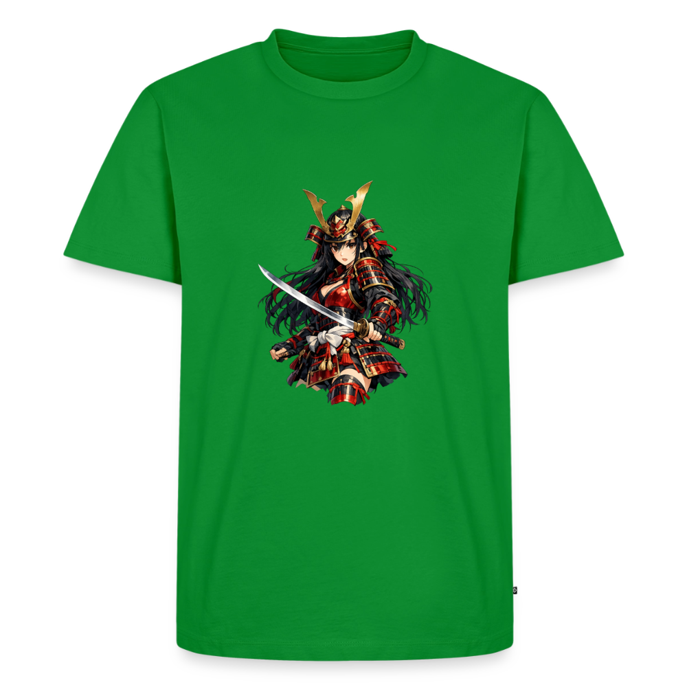 Premium T-Shirt "Samuraj Sword" - Grün