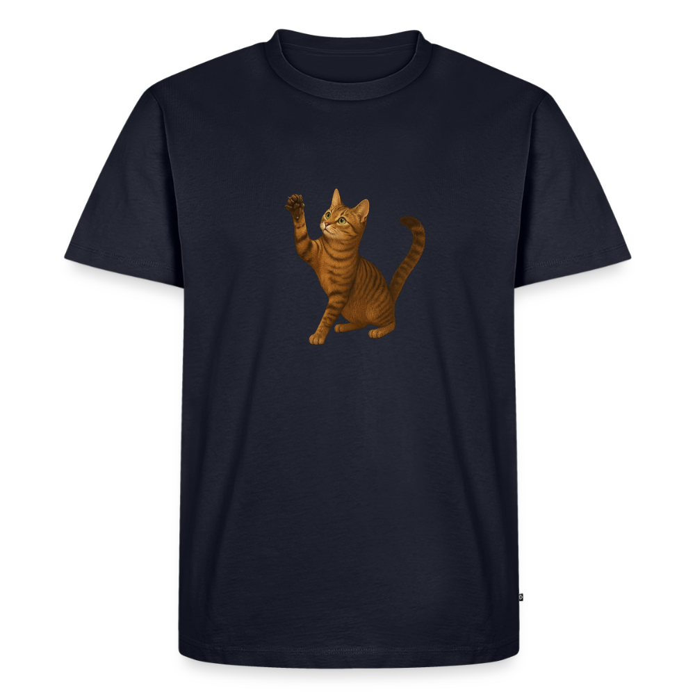 Premium T-Shirt "Katze" - Navy