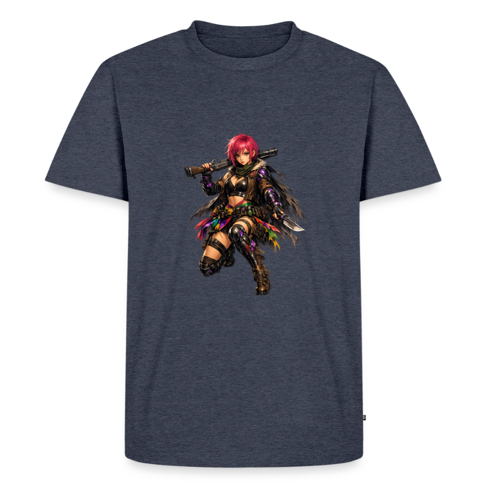 Premium T-Shirt "Future Woman" - Jeansblau 