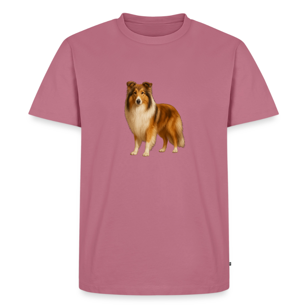 Premium T-Shirt "Collie" - Mauve