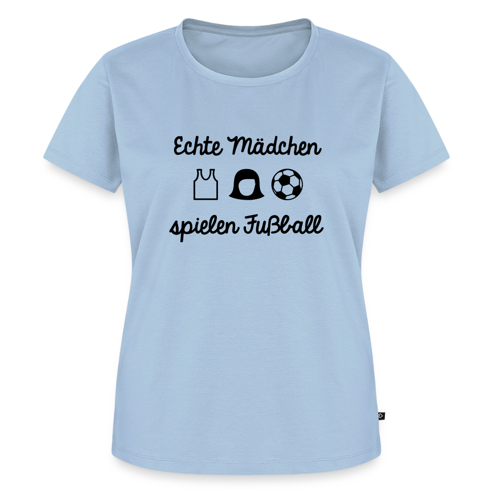 Premium T-Shirt "Echte Frauen" - Hellblau