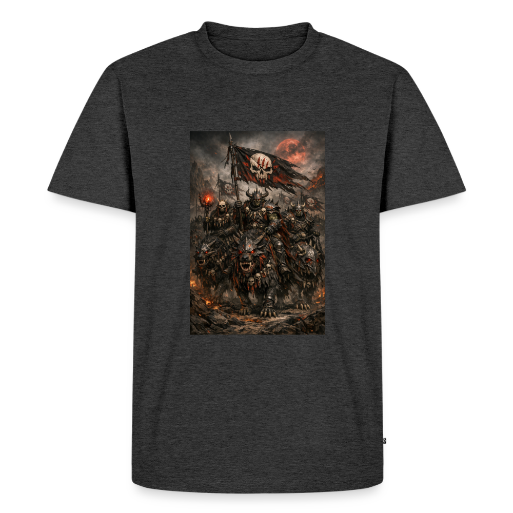 Premium T-Shirt "Horde" - Anthrazit meliert