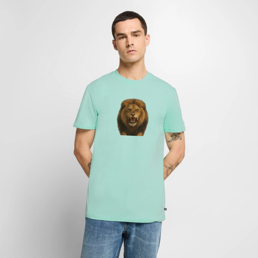 Premium T-Shirt "Löwe" - Mint 