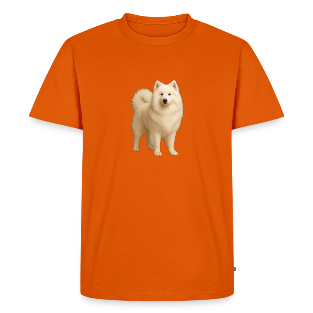 Premium T-Shirt "Hund" - Orange 