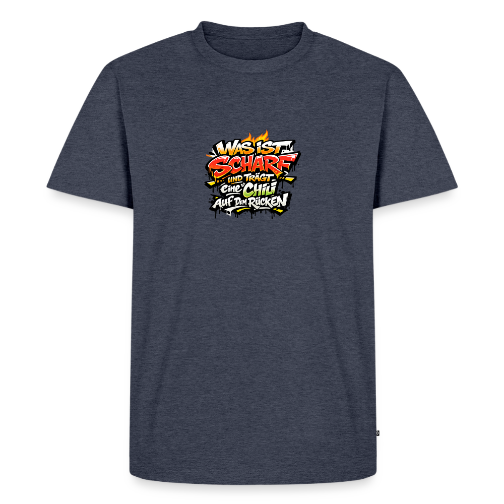 Premium T-Shirt "Chili" - Jeansblau 