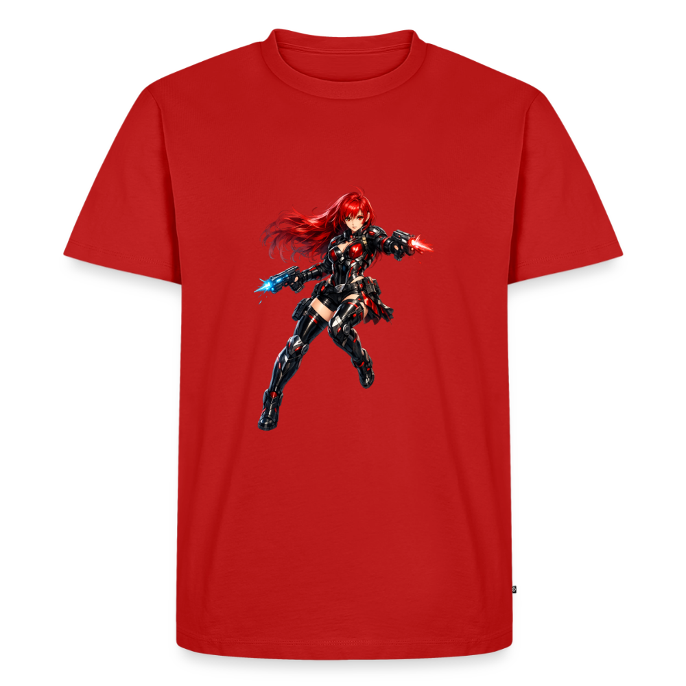 Premium T-Shirt "Future Woman I" - Rot
