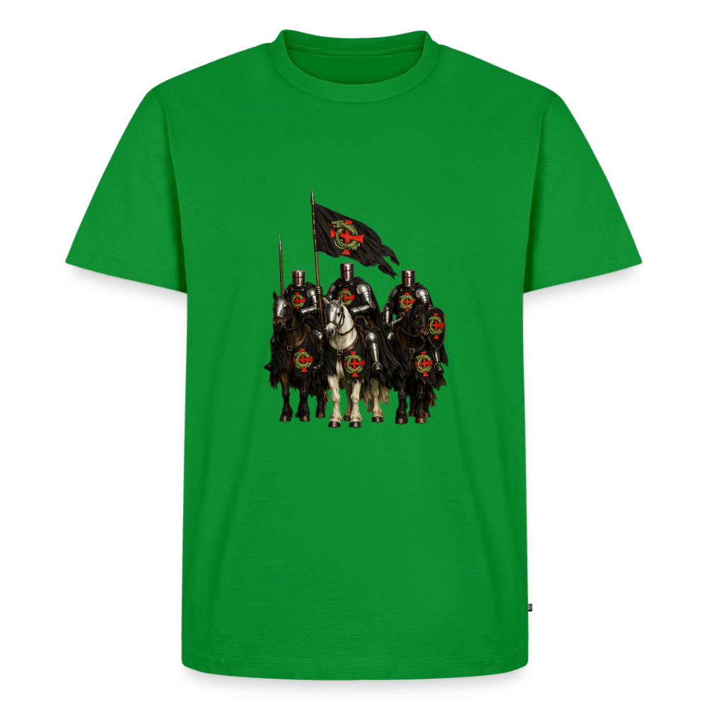 Premium T-Shirt "Ritter zu Pferd" - Grün