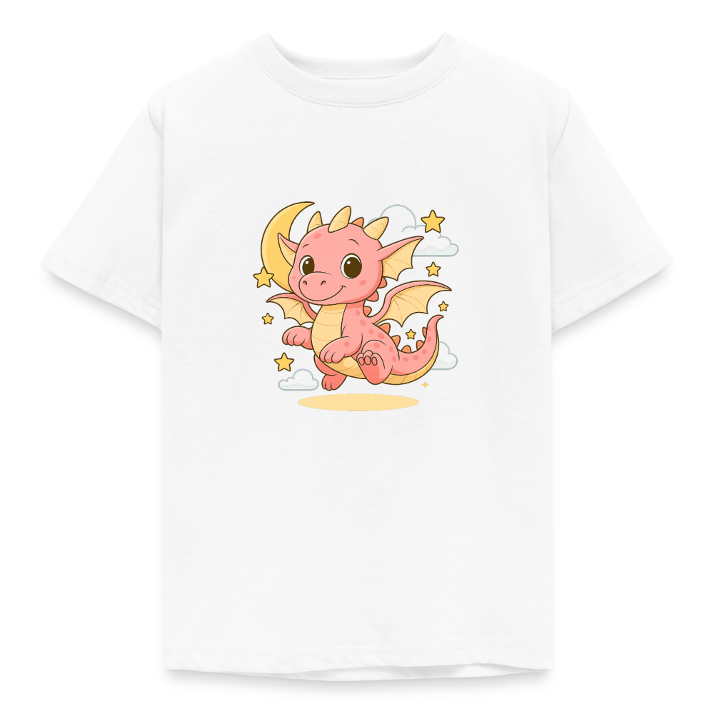 Kinder T-Shirt "Kleiner Drache" - Weiß