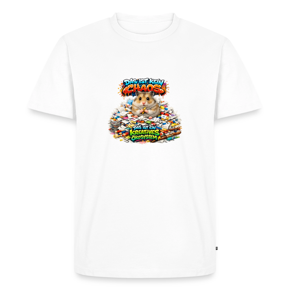Premium T-Shirt "Kein Chaos" - Weiß