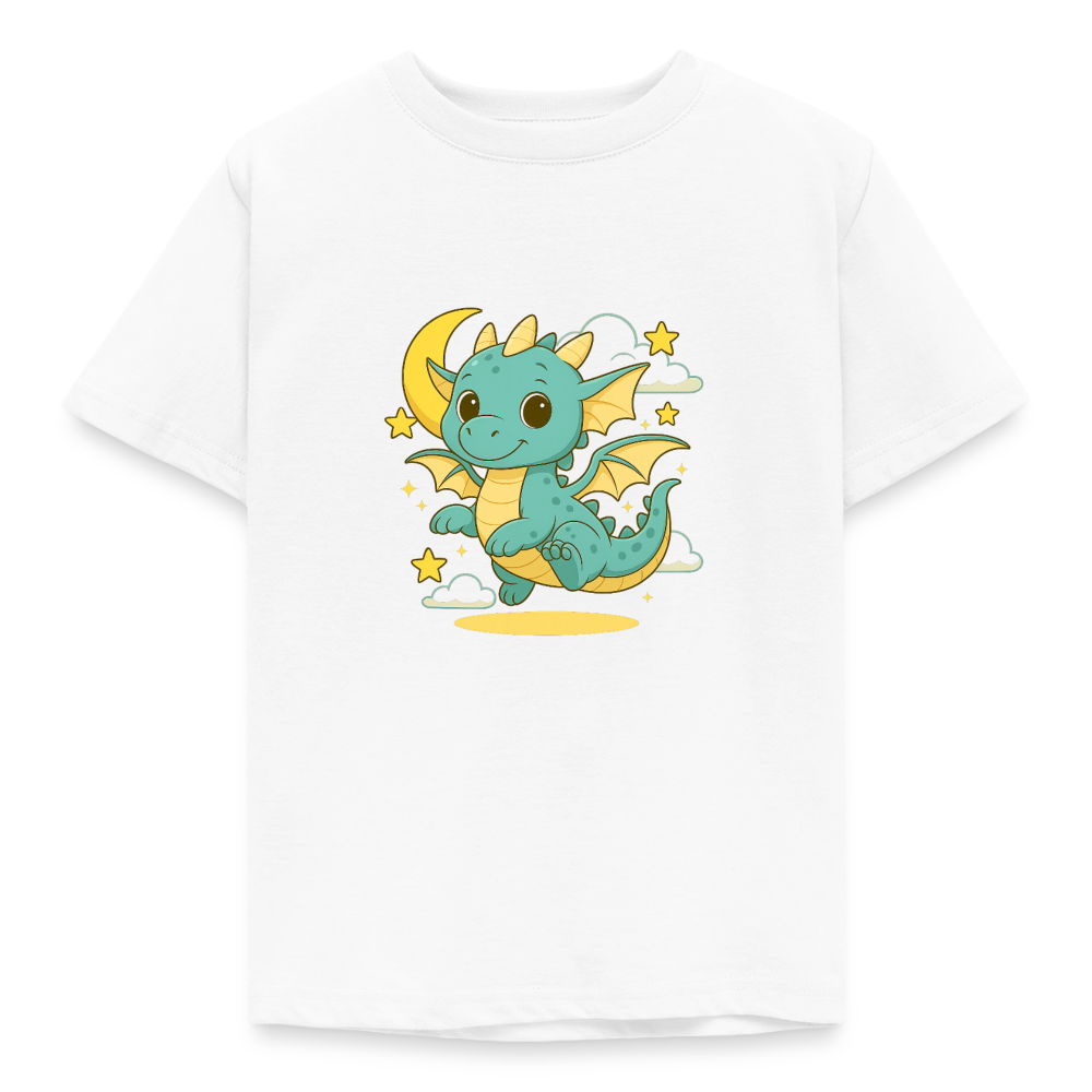 Kinder T-Shirt "Kleiner Drache" - Weiß