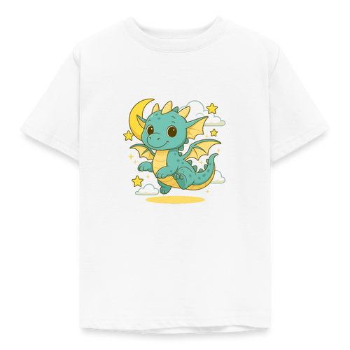 Kinder T-Shirt "Kleiner Drache" - Weiß