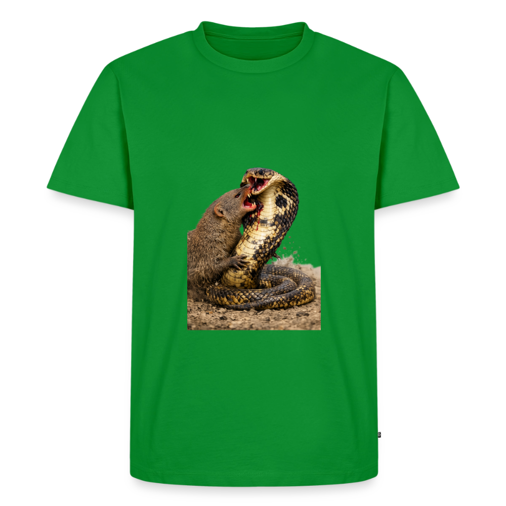 Premium T-Shirt "Mungo vs Cobra" - Grün