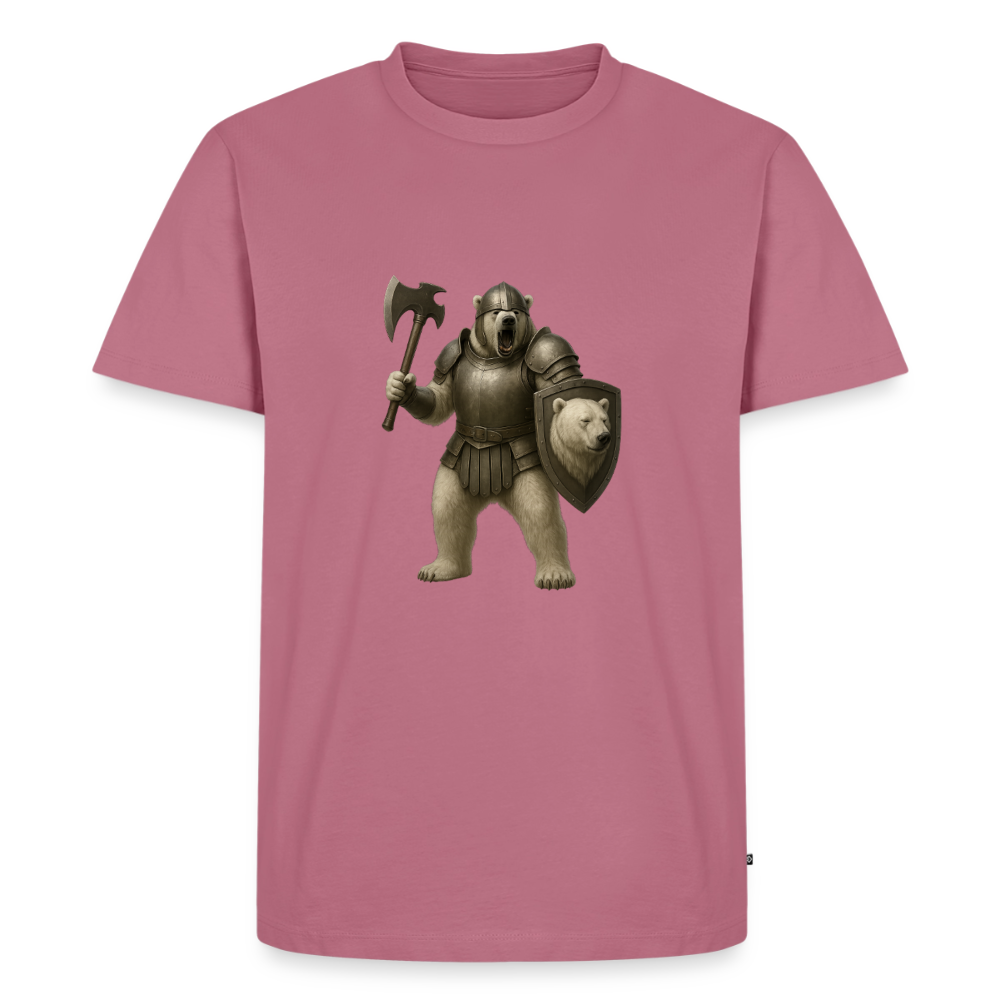 Premium T-Shirt "Warrior Eisbär" - Mauve